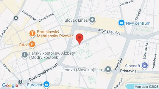 Apartments for rent in Bratislava Staré Mesto - Photo from Google Street View