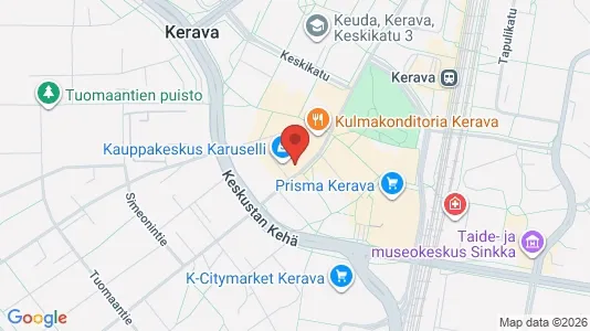 Apartments for rent i Kerava - kort over placeringen