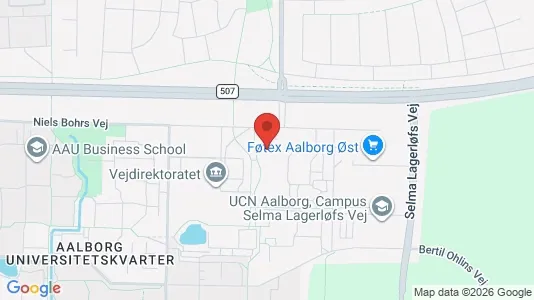 Apartments for rent i Aalborg Øst - kort over placeringen