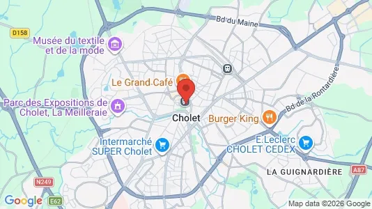 Houses for rent in Cholet - Photo from Google Street View