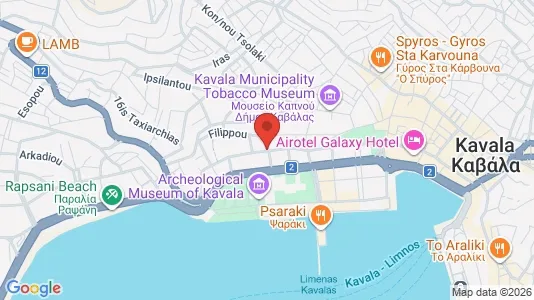 Apartments for rent i Kavala - kort over placeringen