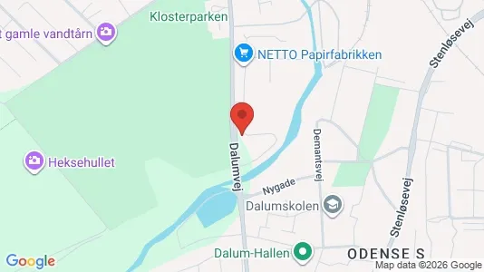 Apartments for rent i Odense SV - kort over placeringen