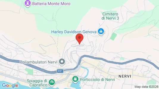 Apartments for rent i Genoa - kort over placeringen