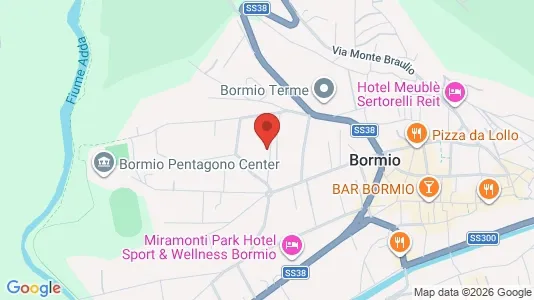Apartments for rent i Bormio - kort over placeringen