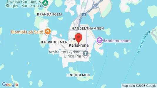 Houses for rent i Karlskrona - kort over placeringen
