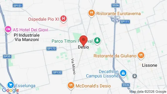 Apartments for rent i Desio - kort over placeringen