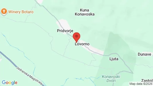 Apartments for rent i Konavle - kort over placeringen