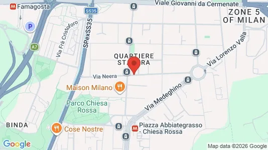Rooms for rent in Milano Zona 5 - Vigentino, Chiaravalle, Gratosoglio - Photo from Google Street View