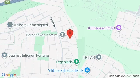 Apartments for rent i Aalborg SØ - kort over placeringen