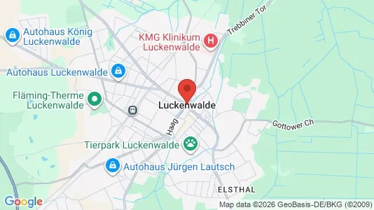Apartments for rent i Teltow-Fläming - kort over placeringen