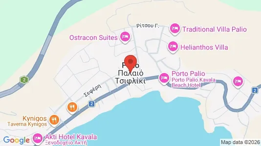 Apartments for rent i Kavala - kort over placeringen