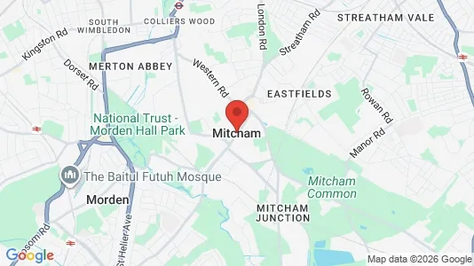 Apartments for rent in Mitcham - Surrey - Photo from Google Street View