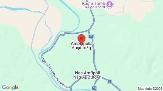 Houses for rent i Amfipoli - kort over placeringen
