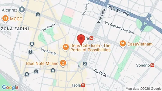 Apartments for rent i Milano Zona 9 - Porta Garibaldi, Niguarda - kort over placeringen
