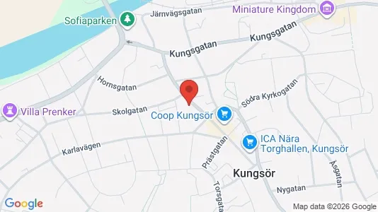 Apartments for rent i Kungsör - kort over placeringen