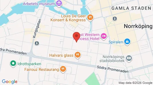 Apartments for rent i Norrköping - kort over placeringen