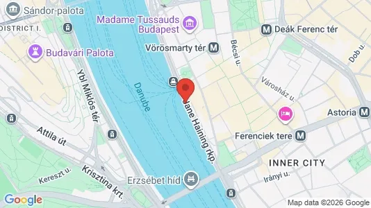 Apartments for rent i Budapest Belváros-Lipótváros - kort over placeringen