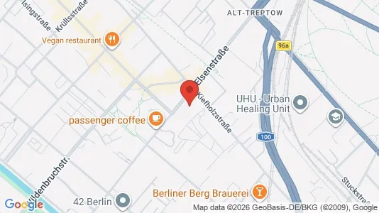 Apartments for rent i Berlin Treptow-Köpenick - kort over placeringen