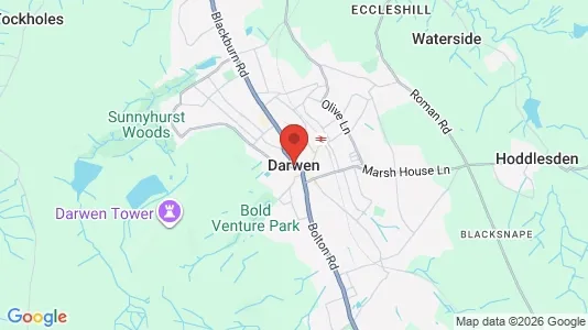 Apartments for rent in Darwen - Lancashire - Photo from Google Street View