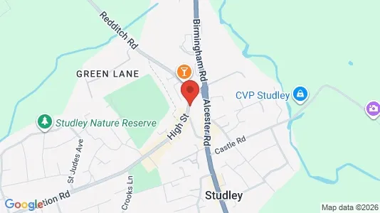 Apartments for rent i Studley - Warwickshire - kort over placeringen