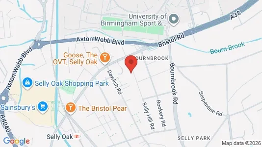 Rooms for rent i Birmingham - West Midlands - kort over placeringen