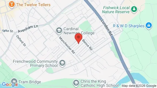 Apartments for rent i Preston - Lancashire - kort over placeringen