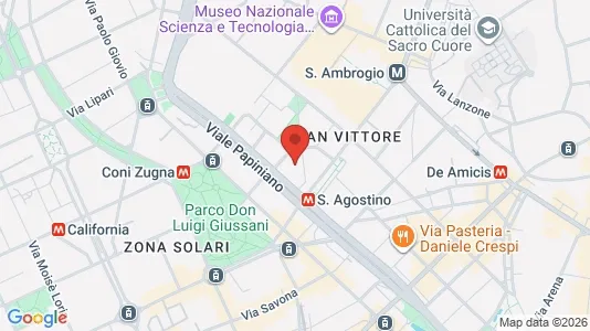 Apartments for rent i Milano Zona 1 - Centro storico - kort over placeringen