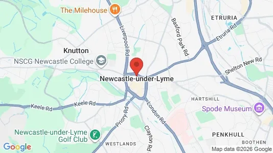 Apartments for rent in Newcastle - Staffordshire - Photo from Google Street View