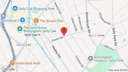 Rooms for rent in Birmingham - West Midlands - Photo from Google Street View