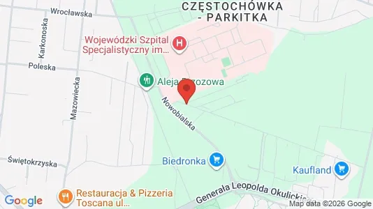 Apartments for rent in Częstochowa - Photo from Google Street View