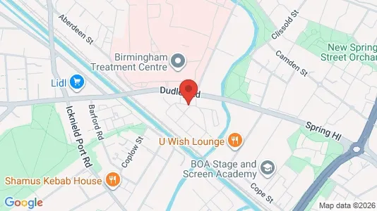 Apartments for rent in Birmingham - West Midlands - Photo from Google Street View