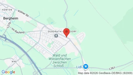 Houses for rent i Rhein-Erft-Kreis - kort over placeringen