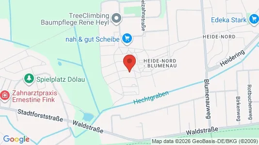 Apartments for rent i Halle (Saale) - kort over placeringen