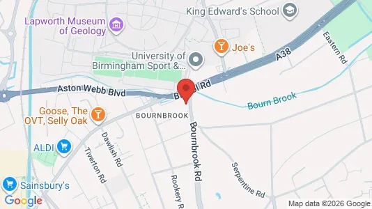 Rooms for rent in Birmingham - West Midlands - Photo from Google Street View
