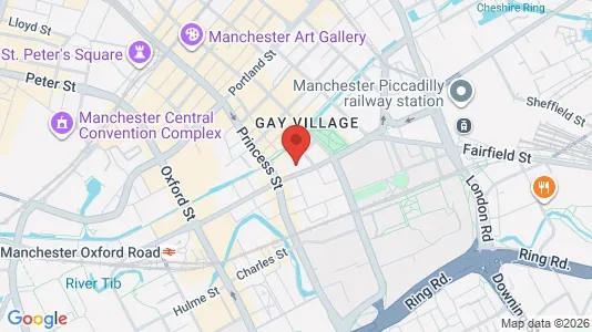 Apartments for rent i Manchester - Lancashire - kort over placeringen
