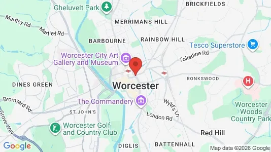 Apartments for rent in Worcester - Worcestershire - Photo from Google Street View
