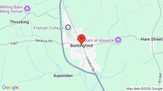 Rooms for rent in Buntingford - Hertfordshire - Photo from Google Street View