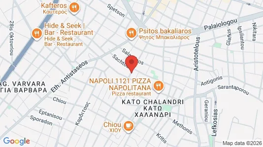 Apartments for rent i Agia Paraskevi - kort over placeringen