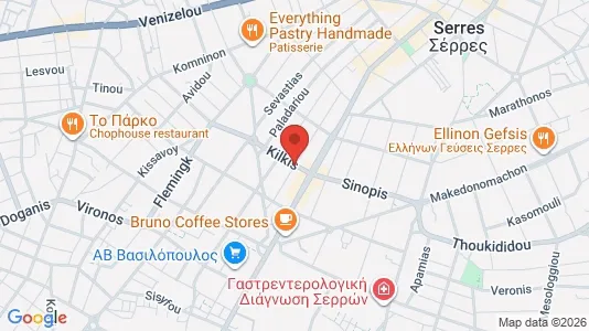 Apartments for rent i Serres - kort over placeringen