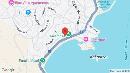 Apartments for rent i Kavala - kort over placeringen