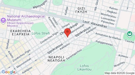 Apartments for rent i Athens Ampelokipoi - kort over placeringen