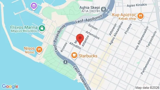 Apartments for rent i Palaio Faliro - kort over placeringen