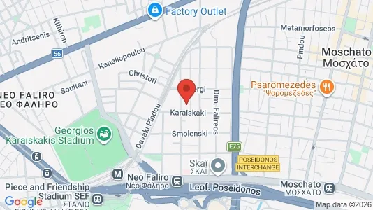 Apartments for rent i Piraeus - kort over placeringen