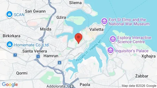 Apartments for rent i Il-Floriana - kort over placeringen