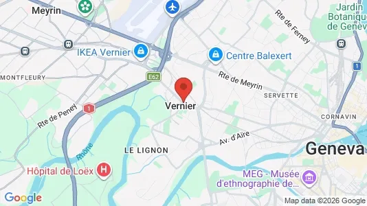 Apartments for rent in Vernier - Photo from Google Street View