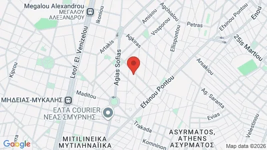 Apartments for rent i Agios Dimitrios - kort over placeringen