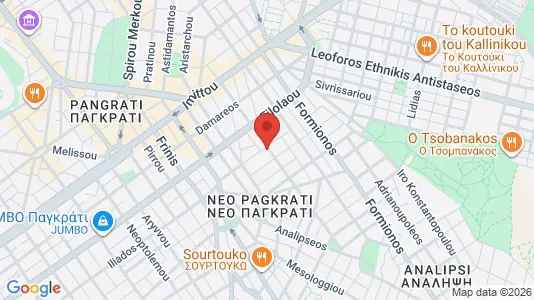 Apartments for rent i Vyronas - kort over placeringen