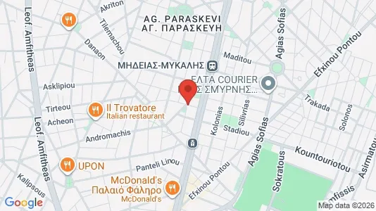 Apartments for rent i Nea Smyrni - kort over placeringen