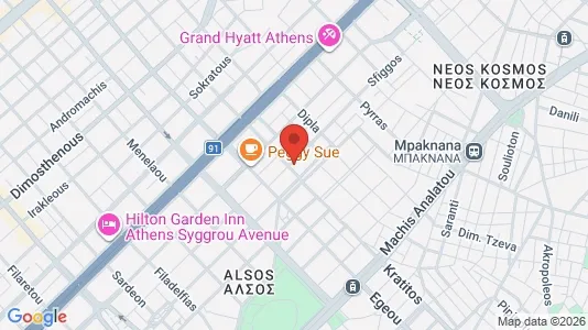 Apartments for rent i Athens Akropoli - kort over placeringen