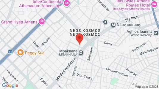Apartments for rent i Athens Akropoli - kort over placeringen